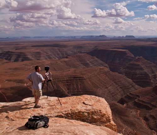 On the edge of Cedar Mesa in Utah